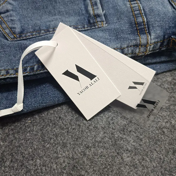 Fashionable custom hang tags price tag,printed paper plastic pvc clothing tags with own brand name,garment hangtags