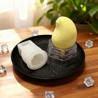 Molde de Silicona 3D Ecológico y Reutilizable Jianye con Forma de Mango para Helados, Mousses y Repostería Francesa con Simulación de Fruta