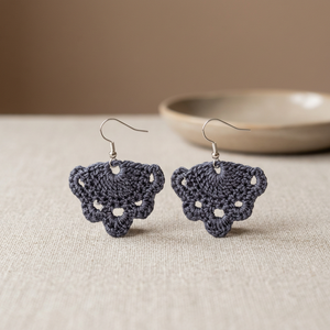 Pendientes Colgantes de Ganchillo con Diseño Floral Hechos a Mano para Mujer, Pendientes de Hilo Tejido a la Moda para Fiesta - Product Image 4