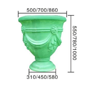 แม่พิมพ์กระถางดอกไม้คอนกรีตไฟเบอร์กลาสคุณภาพสูง RF สำหรับตกแต่งสวนบ้าน แม่พิมพ์กระถางปูนซีเมนต์สำหรับขาย - Product Image 3