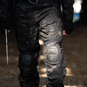 Vêtements tactiques de camouflage fabriqués en gros, pantalons tactiques d'uniforme de sécurité bleu foncé pour hommes personnalisés - Product Image 4