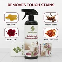 Spray d'urgence anti-taches pour tissus – Éliminateur rapide de taches d'huile, de boissons et d'aliments pour canapé, tapis, rideau, siège de voiture, sellerie – Protège les fibres