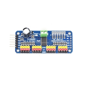 Module de commande de servomoteur DIY pour Raspberry Pi, interface I2C, pilote PWM/servo 16 canaux 12 bits WAVGAT <span class=keywords><strong>PCA9685</strong></span> - Product Image 2