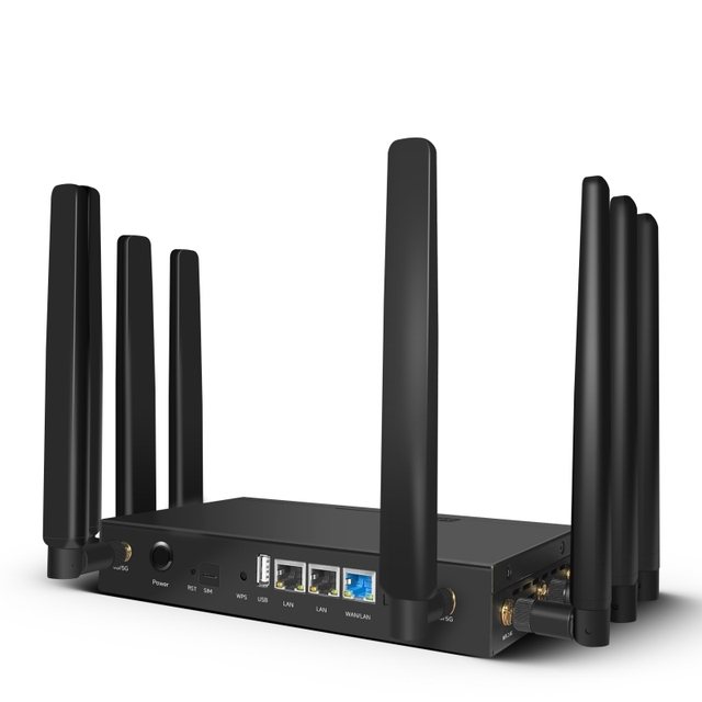 Unlocked 5g Cpe Router MT7621 Chipset Ddr 128MB Ram 1800mbps Wifi6 5g CPE Router with Sim Card Slot