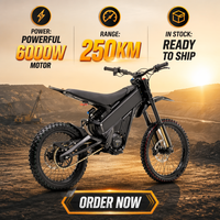 Vélo électrique tout-terrain Talaria XXX Pro X3 Pro 6kW 60V 40Ah neuf, moto électrique double usage, disponible en entrepôt américain