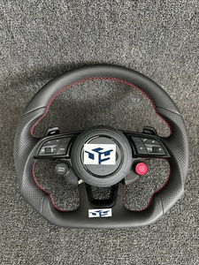 Volant en cuir à livraison rapide pour Audi A4 B9 Rs3 Rs4 Rs8 A3 A5 S3 S4 S5 B9 2017-2020 <span class=keywords><strong>2021</strong></span> 2022 - Product Image 2