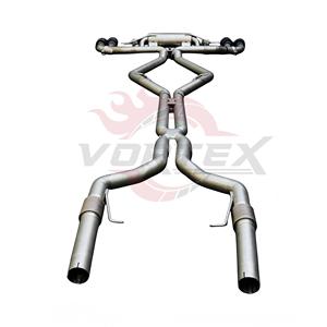 Système de tuyauterie de performance Vortex Titanium pour Alfa Romeo Stelvio Quadrifoglio avec double clapet et buses centrales - Product Image 4