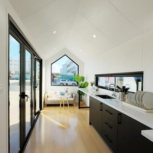 Remorque de <span class=keywords><strong>caravane</strong></span> à faible coût Maison mobile Petite maison sur roues Expédition de Chine à vendre - Product Image 3