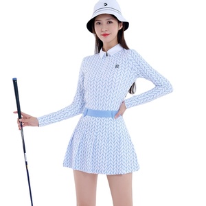 Ensemble de <span class=keywords><strong>golf</strong></span> pour femmes, veste en nylon/cachemire à manches longues avec perles, nouvelle collection automne-<span class=keywords><strong>hiver</strong></span>, pour le sport en plein air, uniforme de <span class=keywords><strong>golf</strong></span> - Product Image 5