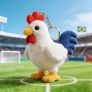 ตุ๊กตาไก่มาสค็อตของเล่นตุ๊กตาสัตว์ยัดไส้นุ่มของขวัญวันเกิดและของขวัญวันหยุดออกแบบได้ตามต้องการ - Product Image 1