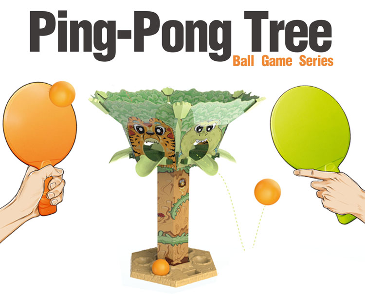 Ping Pong Tree Tennis Racket