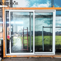Porte coulissante extérieure en verre pour patio, en alliage d'aluminium, avec système de levage, pour balcon, modèle Meidoor Factory Project.