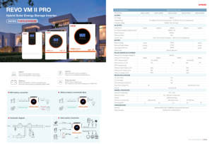 Convertisseur d'énergie <span class=keywords><strong>solaire</strong></span> hybride hors réseau/sur réseau SOROTEC REVO VM II PRO Series 1.6~10KW avec contrôleur <span class=keywords><strong>solaire</strong></span> MPPT 90A - Product Image 6