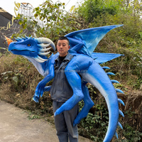 Marionnette de dragon animatronique réaliste pour spectacles de parcs à thème, fêtes, cosplay et divertissements interactifs