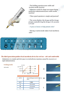 Anestesia dentale locale portatile indolore anestesia orale iniettore ausiliario con schermo di visualizzazione attrezzature odontoiatriche professionali - Product Image 3