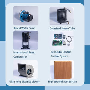 Échappement Réfrigération Conditionnement Cassette Équipement Électrique CVC 12v dans Réservoir Refroidi Plafond Condenseur Climatiseur - Product Image 2