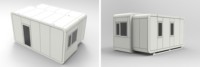 Maison préfabriquée intelligente à glissière - Apple Cabin, maison modulaire écoénergétique avec option de panneaux solaires