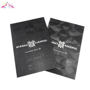 Dossiers de présentation personnalisés bon marché de 9*12 pouces pour l'école, les affaires, les documents, les photos, avec deux poches, couleur et logo personnalisés - Product Image 5