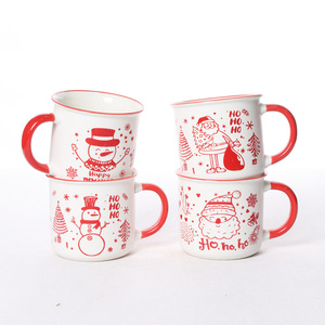 แก้วเซรามิคคริสต์มาส 360 มล. พิมพ์ลายสกรีน ของขวัญวันหยุด แก้วกาแฟ - Product Image 2