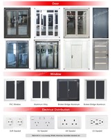 Tiny House Mobile 3-4 Chambres Maisons Préfabriquées Pliantes 20ft 40ft Conteneur Modulable de Luxe