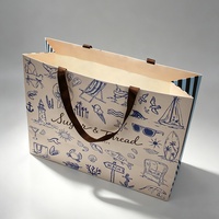 Sacs en papier de luxe personnalisés avec logo, recyclables, pour vêtements et emballages, sacs cadeaux en carton avec poignée en ruban