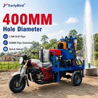 Foreuse de puits d'eau de 100m à 200m, machine de forage fiable pour puits profonds