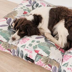 Lettino per animali spessi e trapuntati in cotone 100% resistente alle macchie per cani e gatti rosso 0318-105 - Product Image 6