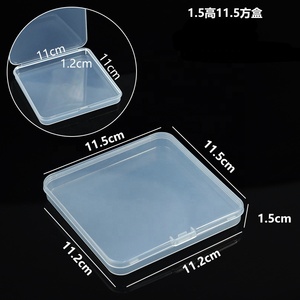 Boîte de rangement <span class=keywords><strong>en</strong></span> plastique PP transparent durable pour bijoux et cadeaux, petit conteneur personnalisé, vente <span class=keywords><strong>en</strong></span> gros, réutilisable, mini, sans danger pour les aliments - Product Image 6