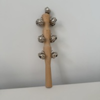 2026 New Arrival Wood Handle Hand Bells Christmas Hand Held