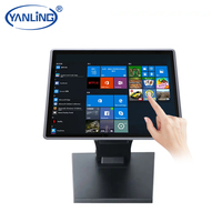 Panel de pantalla táctil capacitiva de 15 pulgadas, tablet pc industrial integrada todo en uno con J1900