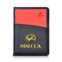Juego de Tarjetas de Árbitro de Fútbol MAXFREE INDUSTRIAL - Tarjetas Rojas y Amarillas Oficiales para Árbitros, Entrenadores, Entrenamiento y Uso en Exteriores