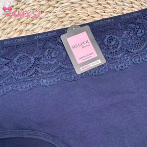M517 # बड़े आकार अंडरवियर xl xl 100% कपास 160 ग्राम उच्च गुणवत्ता वाले एंटी-बैक्टीरियल उच्च-वृद्धि ठोस रंग बिकनी महिलाओं की सेक्सी - Product Image 5