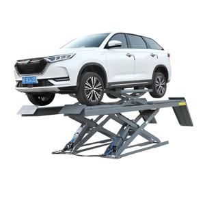 Elevador de coche de tijera de doble nivel ultrafino elevador de coche hidráulico secundario principal con <span class=keywords><strong>CE</strong></span> para alineación de ruedas - Product Image 5