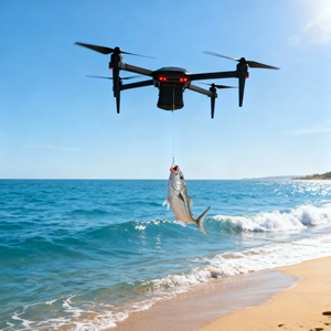 Drone de pêche TF T33 avec charge utile de 1,5 kg, mode lanceur de hameçons, mode libération d'appâts à point fixe, pour débutants, largage aérien, moteur brushless - Product Image 1