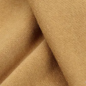 Custom Geborsteld Fleece Badstof 65% Polyester 35% Katoen 280Gsm Fleece Hoodie Stof