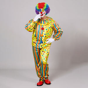 Unisex <span class=keywords><strong>Clown</strong></span> Cosplay Mascotte Kostuum Grappige Walking Wholesale Party Jumpsuit Pak Voor Volwassenen Voor Circusvoorstellingen Beschikbaar Voor - Product Image 2