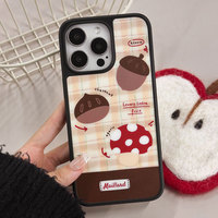 Coque de téléphone magnétique de dessin animé pour iphone16 16pro/promax 15 15promax/14Promax/14pro 14/13 13pro 12 11 coque en fibre de carbone