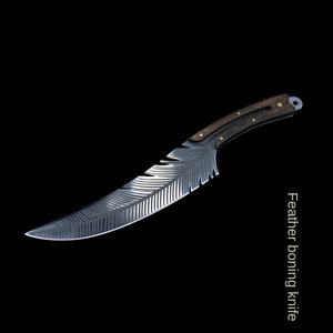 Couteau de cuisine de hall d'invité couteau à désosser les plumes couteau de chef forgé en acier inoxydable viande tranchante transfrontalière - Product Image 6