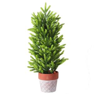 Arbre de Noël artificiel de style moderne de haute qualité fourni par l'usine <span class=keywords><strong>petit</strong></span> arbre de Noël avec <span class=keywords><strong>pot</strong></span> <span class=keywords><strong>en</strong></span> terre cuite - Product Image 6