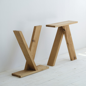 Mesa de Comedor/Escritorio Rectangular de Madera Maciza de Roble Blanco Francés, Estilo Wabi-Sabi, Moderno y Minimalista, con Sistema de Encaje Mortise y Tenon - Product Image 5