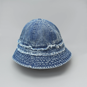 Sombrero de Pescador Vintage de Mezclilla Desgastada, Sombrero de Viaje para las Cuatro Estaciones, Sombrero de Playa para el Sol, Sombreros de Pescador Lavados al por Mayor - Product Image 4
