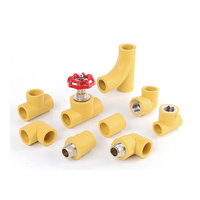 Directo de fábrica SR 20mm PPR Accesorios de tubería de plástico DIN Material de plomería Superficie Lisa Pegamento de agua de baja presión Soldadura PP