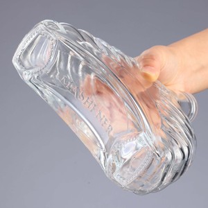 ขวดแก้วใสสำหรับน้ำผลไม้ขนาด 500 มล. พร้อมจุกไม้ก๊อกแบบขวดไวน์ - Product Image 6