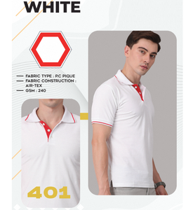 T-shirt en tissu piqué P.C pour homme, à porter au quotidien, 240 GSM, tissu doux, confortable et durable, adapté au bureau, au style décontracté et aux sorties du week-end - Product Image 1