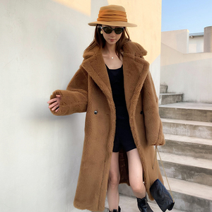 High Quality Custom Women Faux Fur Winter <strong>Coat</strong> <strong>Plus</strong> <strong>Size</strong> Winter Outwear Fluffy Overcoat Shearing Fur <strong>Coat</strong> <strong>Teddy</strong> <strong>Coat</strong> - Product Image 3