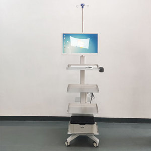 Aluminum alloy laryngoscope and <b>laparoscopic</b> <b>instrument</b> trolley, multi-layer endoscope trolley with infusion pole - Product Image 4