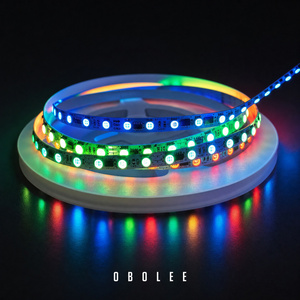Bande LED étroite de haute qualité WS2811 5 mm RGB 3535 120 LED étanche IP20 Ruban adhésif 24V 12V - Product Image 1