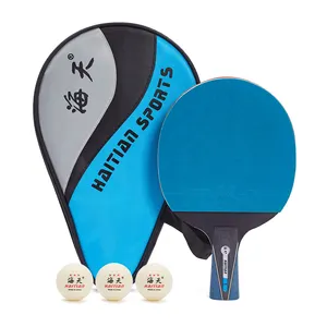 Profession elles PingPong-Paddel-Set-1 Pack Premium-Tischtennis schlägerset 3 profession elle Spielbälle mit Tragetaschen