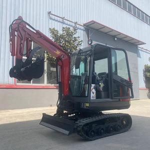 Miniexcavadora hidráulica sobre orugas TOHO de 2,5 toneladas con accesorios - Product Image 3