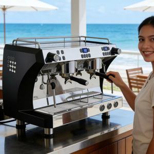 Equipo para Hacer Café, <span class=keywords><strong>Cafetera</strong></span> Espresso Semiautomática Profesional Comercial para Negocios - Product Image 3